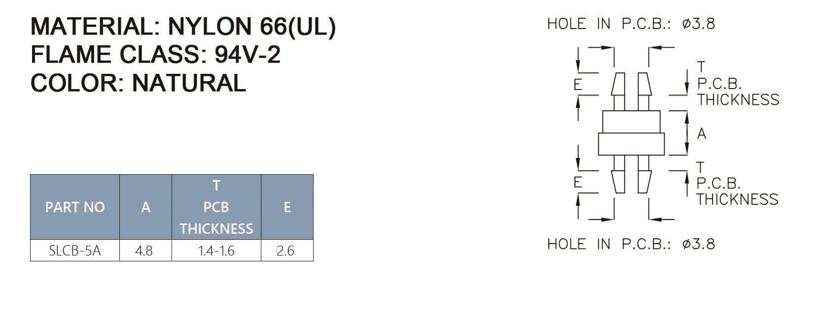 PCB Standoff SLCB-5A